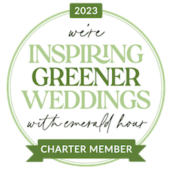 image of charter member badge with Emerald Hour