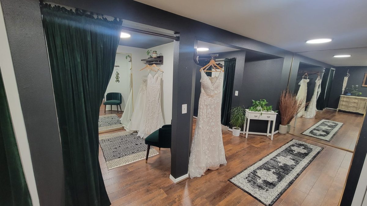 Private bridal fitting rooms